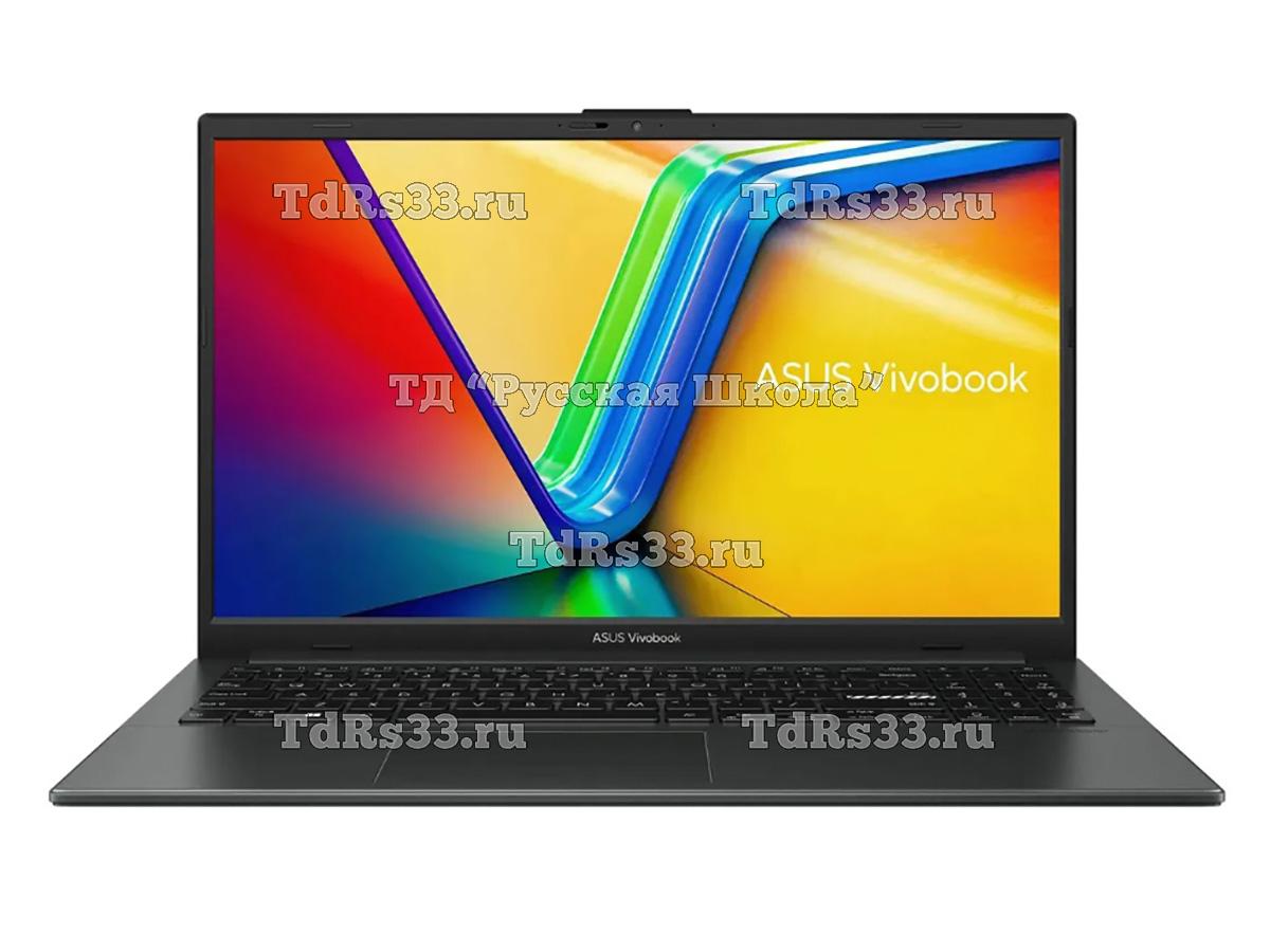 Ноутбук ASUS Vivobook Go 15 E1504GA-BQ561 90NB0ZT2-M00Y00, 15.6", IPS, Intel N-series N100 0.8ГГц, 4-ядерный, 8ГБ DDR4, 256ГБ Flash, Intel UHD Graphics, без операционной системы, черный