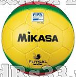 Мяч футзал. "MIKASA FL450", р.4, FIFA Quality Pro, 32 пан, гл.ПУ, руч.сш, бут.кам, желто-крас-зел.