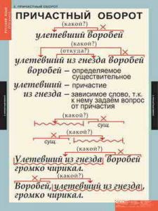 Таблицы демонстрационные "Русский язык 7 кл."